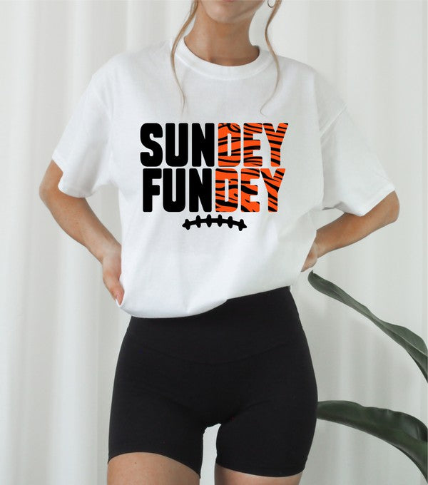 Cincinnati Sundey Fundey Graphic Short Sleeve Tee- Plus