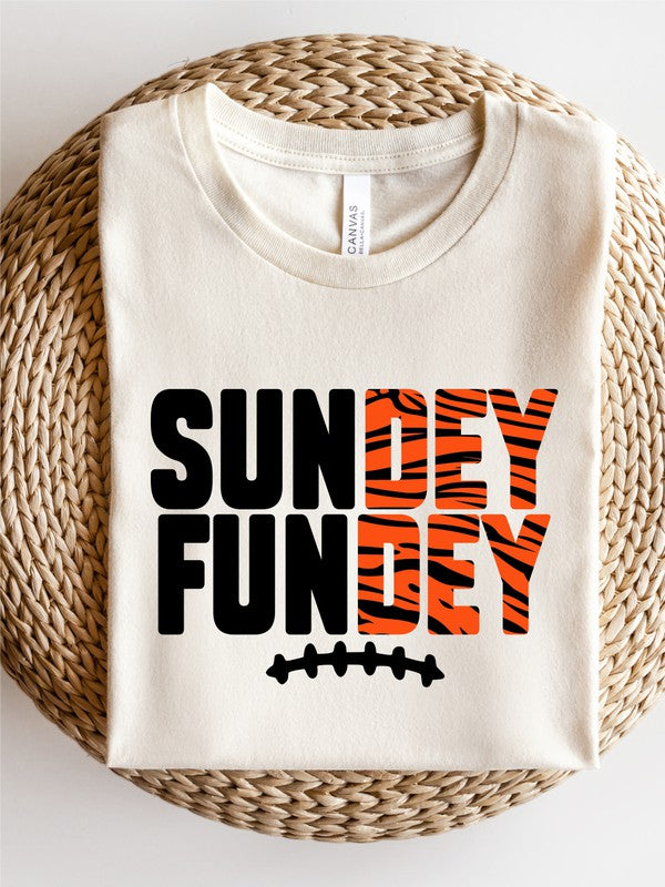 Cincinnati Sundey Fundey Graphic Short Sleeve Tee- Plus