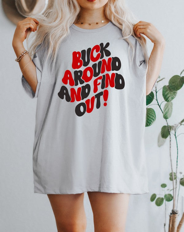 Buck Around And Find Out Short Sleeve Tee-Plus