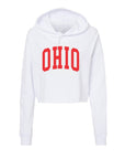 Ohio Varsity Cropped Hoodie