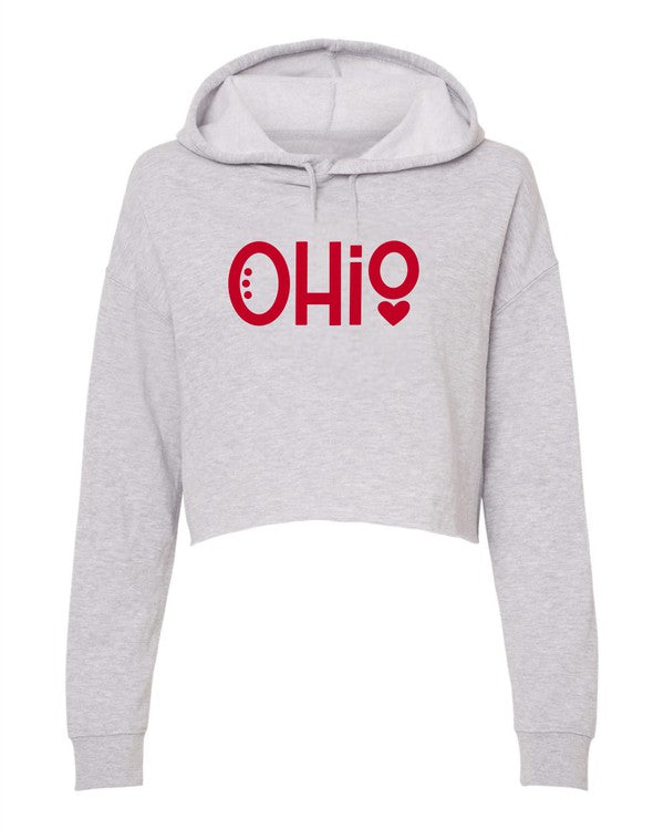 Ohio Cropped Hoodie