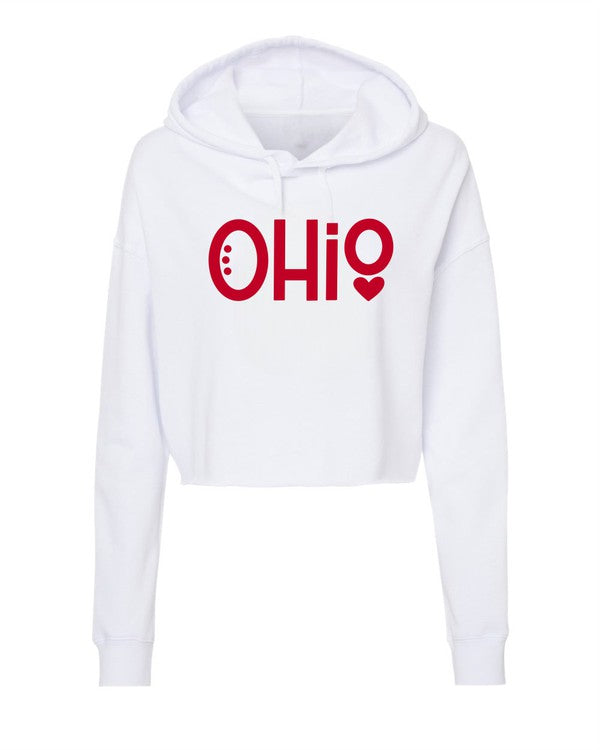 Ohio Cropped Hoodie