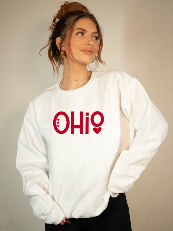 Ohio Premium Crewneck Graphic Sweatshirt