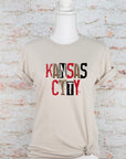 Kansas City Leopard Graphic Crew Neck Tee