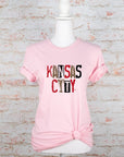 Kansas City Leopard Graphic Crew Neck Tee