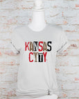 Kansas City Leopard Graphic Crew Neck Tee