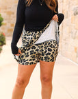 The Kylie Leopard Skort