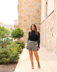 The Kylie Leopard Skort