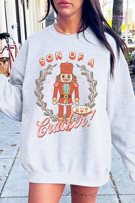 Son Of A Nutcracker Graphic Fleece Sweatshirts