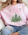 North Pole Christmas Tree Farm Fleece Sweatshirts