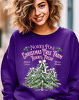 North Pole Christmas Tree Farm Fleece Sweatshirts