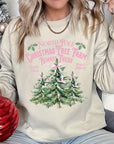 North Pole Christmas Tree Farm Fleece Sweatshirts