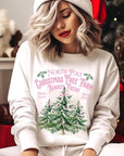 North Pole Christmas Tree Farm Fleece Sweatshirts