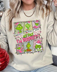 My Day I'm Booked Grinch Fleece Sweatshirts