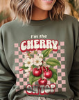 I'm the Cherry on Top Graphic Fleece Sweatshirts