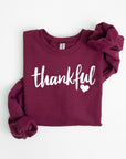 Thankful Heart Graphic Fleece Sweatshirts