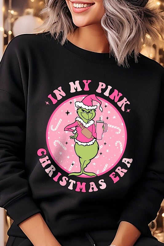 In My Pink Christmas Era Graphic Sweatshirts