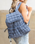 Stevie Quilted Puffer Backpack