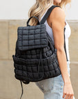 Stevie Quilted Puffer Backpack