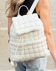 Stevie Quilted Puffer Backpack