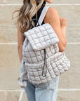 Stevie Quilted Puffer Backpack