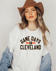 Game Day in Cleveland Graphic Softstyle Tee- Plus