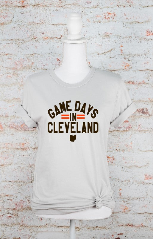 Game Day in Cleveland Graphic Softstyle Tee- Plus