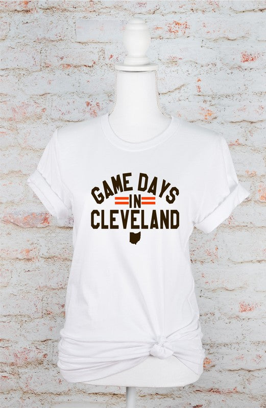 Game Day in Cleveland Graphic Softstyle Tee