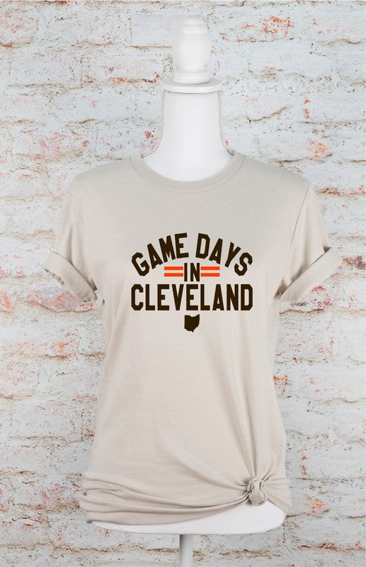 Game Day in Cleveland Graphic Softstyle Tee