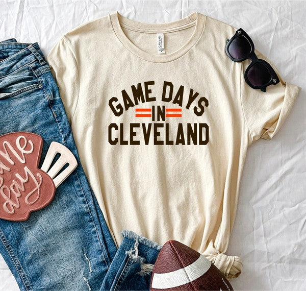 Game Day in Cleveland Graphic Softstyle Tee