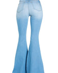 Logan Bell Bottom Jean in Light Wash