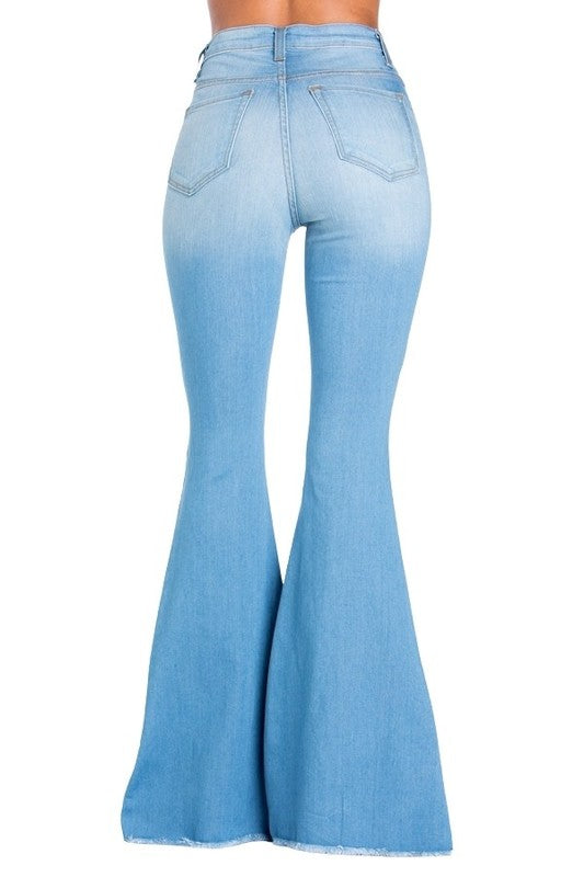 Logan Bell Bottom Jean in Light Wash