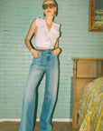 TUMMY CONTROL 90'S VINTAGE HIGH RISE WIDE JEANS