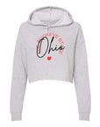 The Buckeye State Ohio Cropped Hoodie