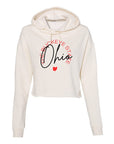 The Buckeye State Ohio Cropped Hoodie