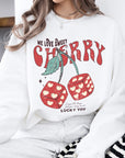 Love you cherry much, fruit Fleece Sweatshirt