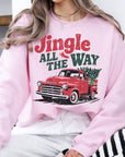 Jingle All The Way Christmas Fleece Sweatshirt