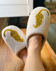 Sitting So Cool Cheetah Lounge Slippers