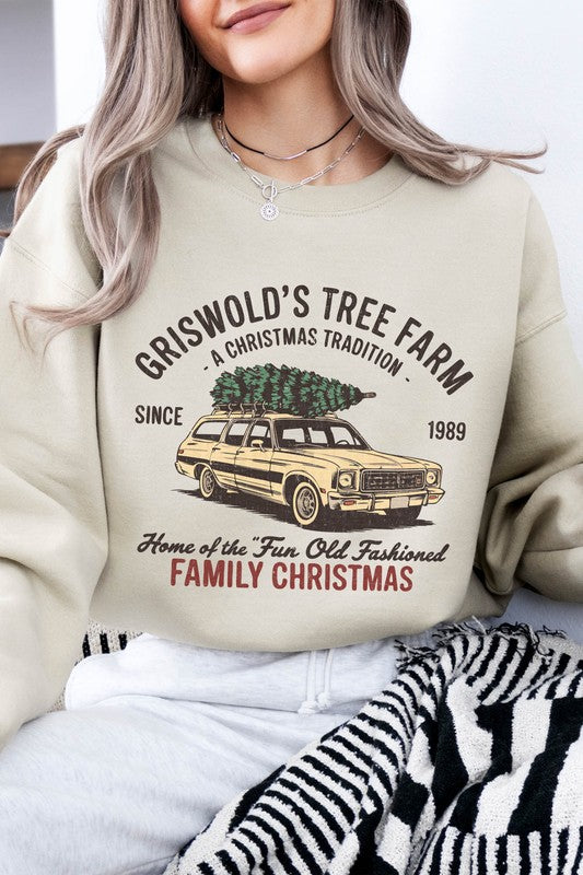 Christmas Fleece Sweatshirt- Griswalds Christmas