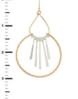 Mix Tone Fringe Metal Iconic Earrings