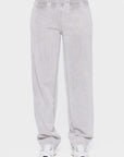 Mono B Elastic Waist Fleece Pants with Pockets