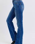 Judy Blue Full Size Mid-Rise Bootcut Jeans with Pockets