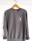 Spooky Season Embroidered Sweatshirt in Two Colors