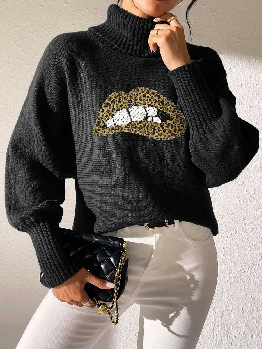 Hey Lover Lover Turtleneck Sweater