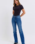 Judy Blue Full Size Mid-Rise Bootcut Jeans with Pockets