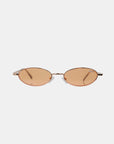 Nicole Lee USA Metal Frame Finley Oval Sunglasses