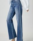 RISEN High Waist Jeans with Pockets