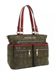 Nicole Lee USA Multi-Compartment Convertible Tote Bag