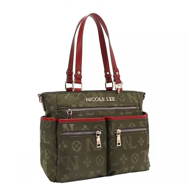Nicole Lee USA Multi-Compartment Convertible Tote Bag