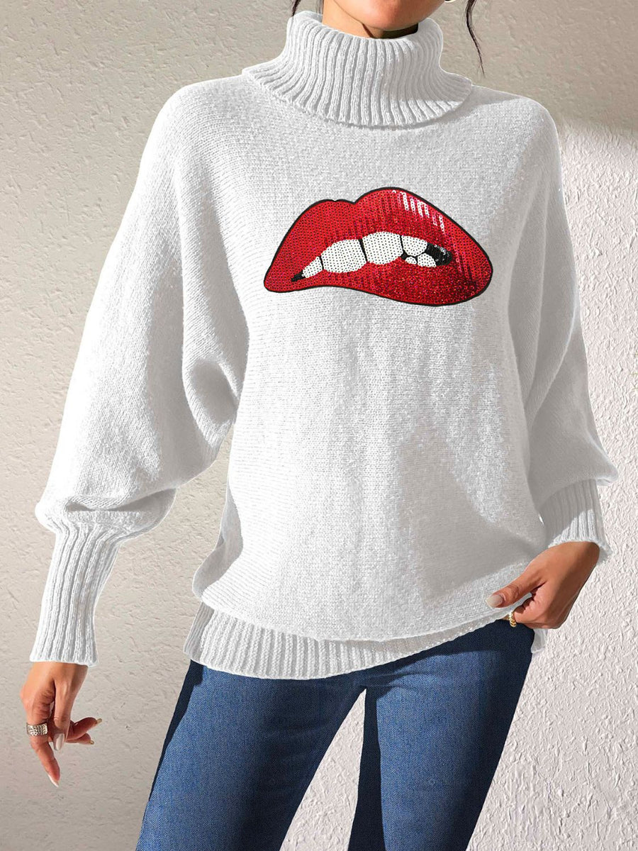 Hey Lover Lover Turtleneck Sweater